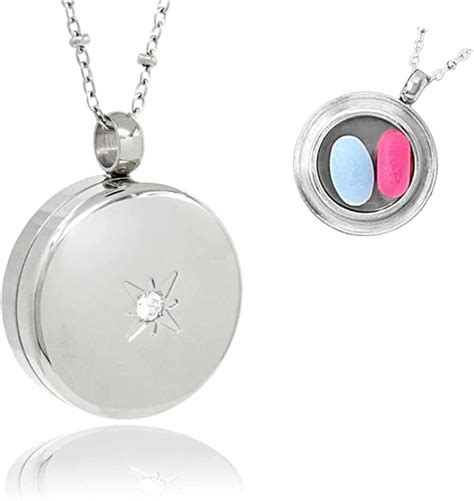 pill locket necklace